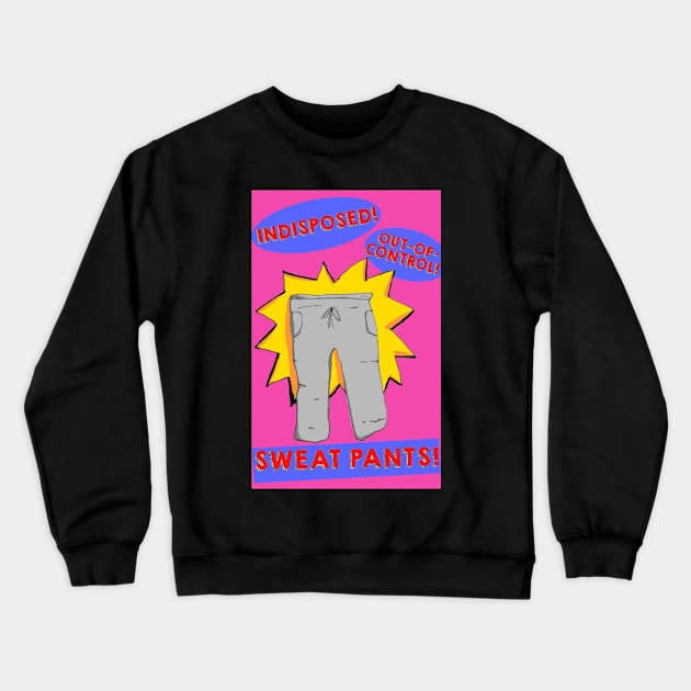 Indisposed! Out of Control! Crewneck Sweatshirt by Animal Surrealism